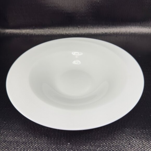 Fortessa White Swirl Round Deep Dish Bowl 9inch Bowls Dishes Porcelain Set 3 VTG - Picture 9 of 14